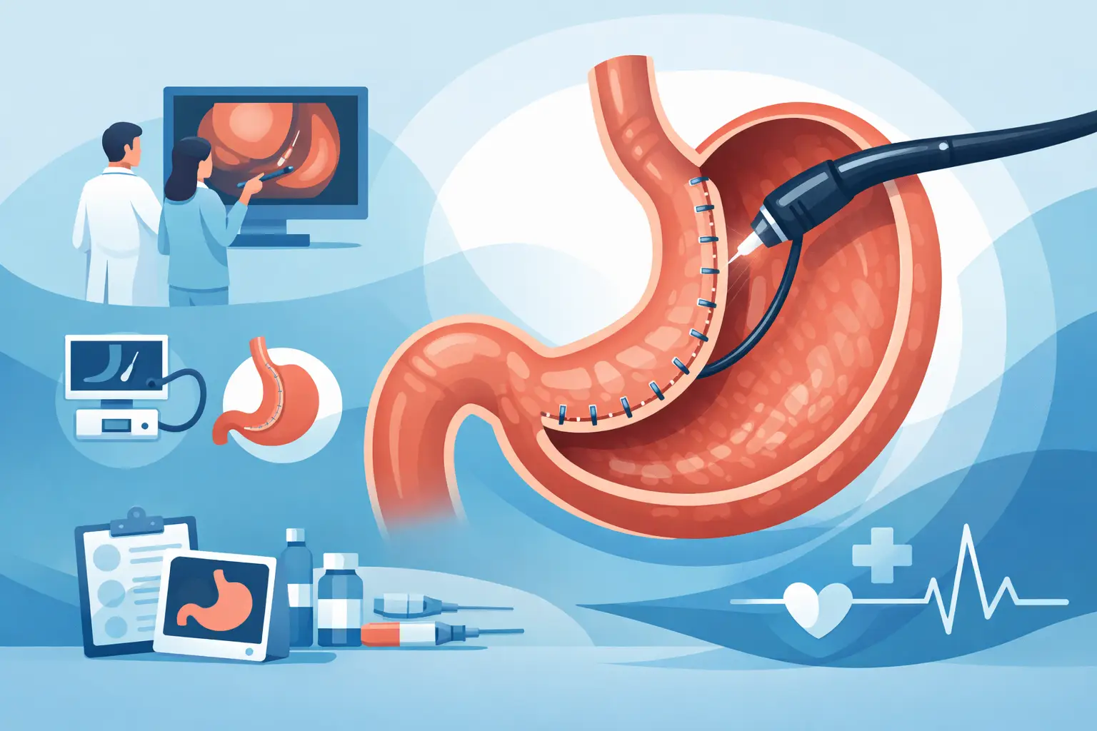 Caso clínico sleeve endoscópico: o que mostra