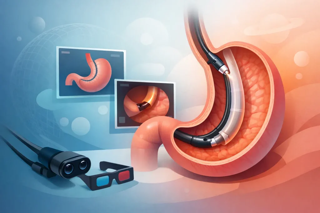 Como funciona o sleeve endoscópico 3D?