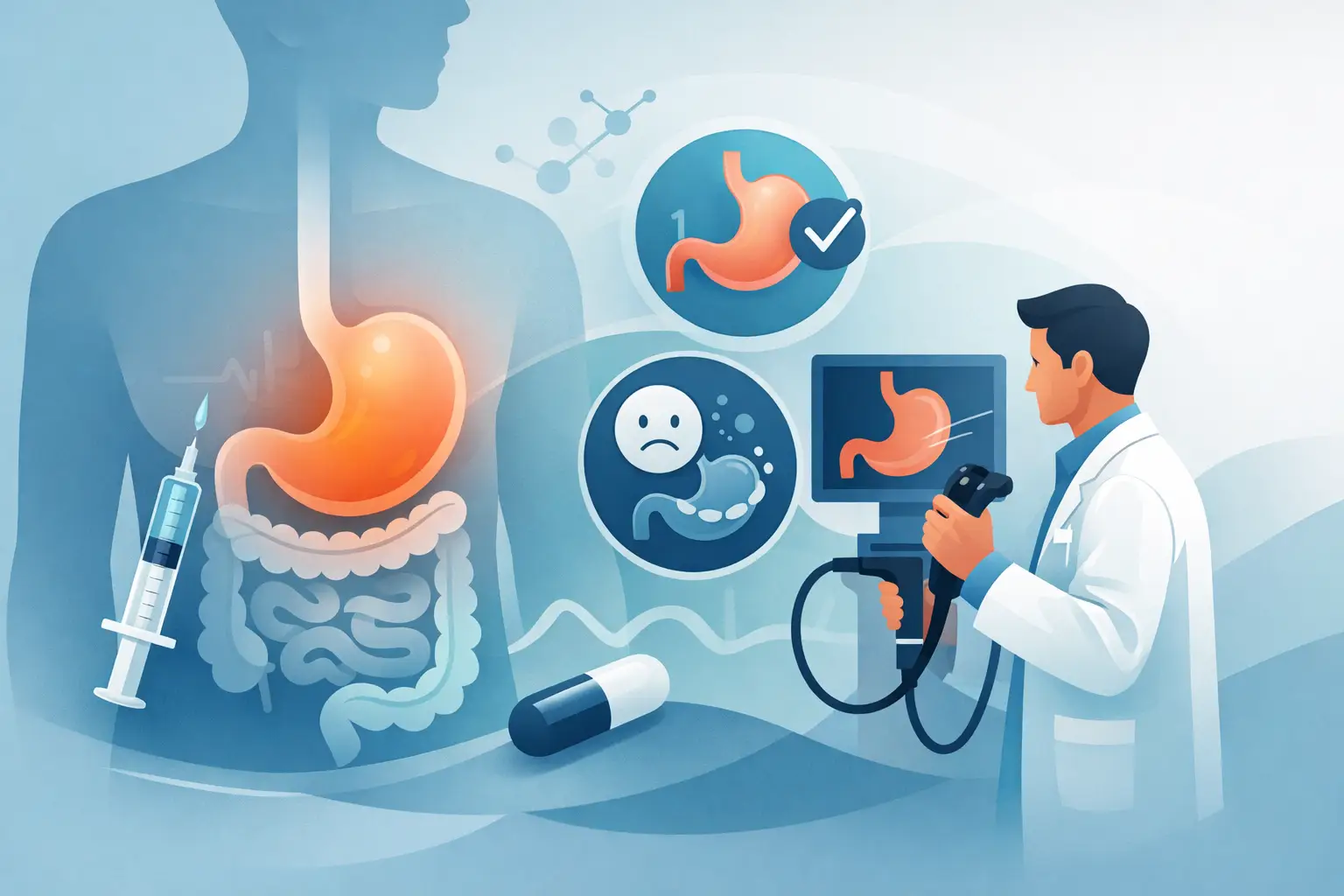GLP-1 e tolerância digestiva: papel do gastrenterologista
