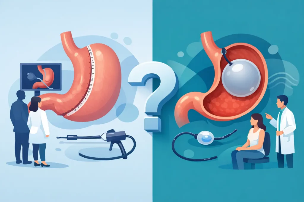 Sleeve endoscópico ou balão intragástrico?