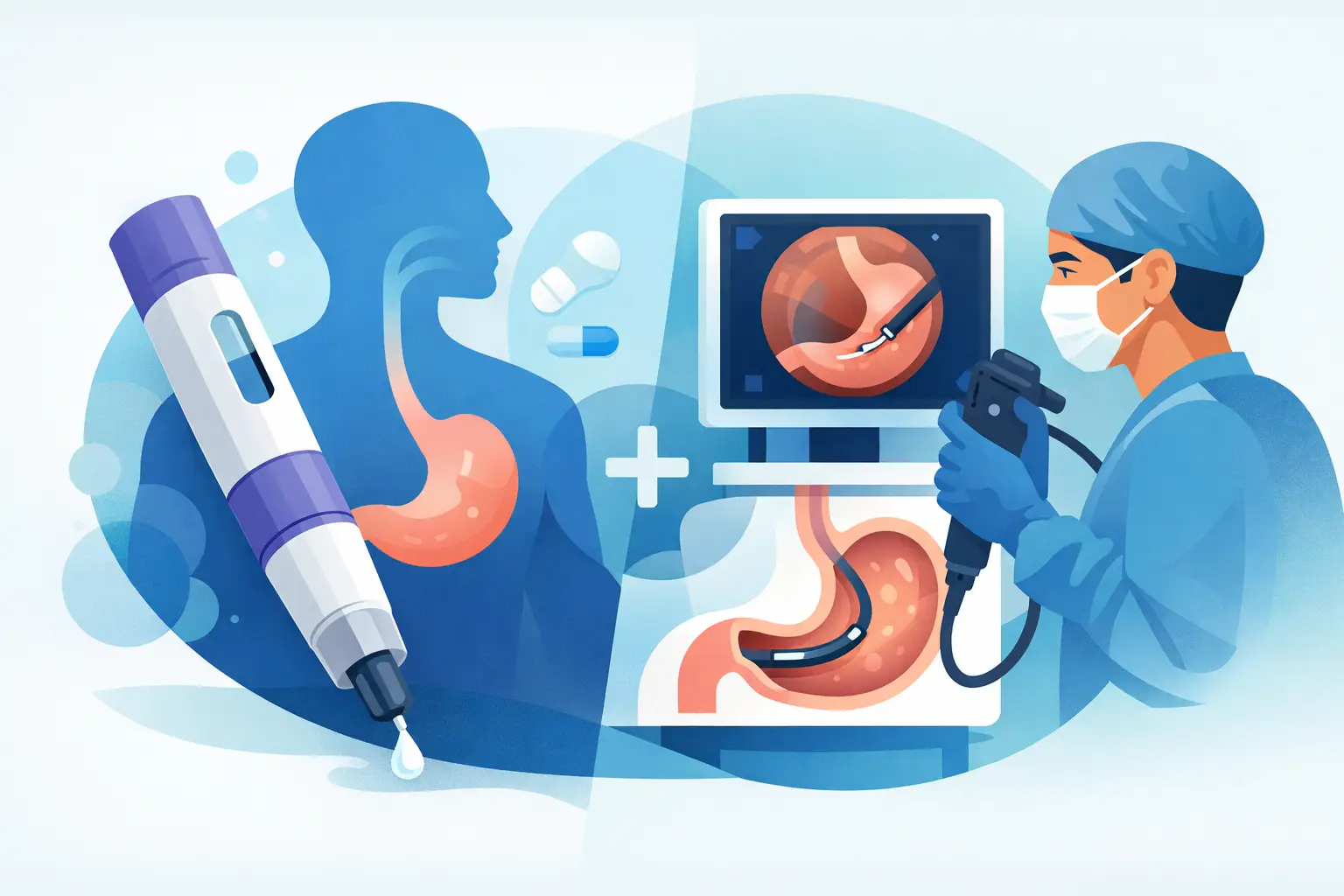 Tratamento de combinação: Mounjaro + endoscopia