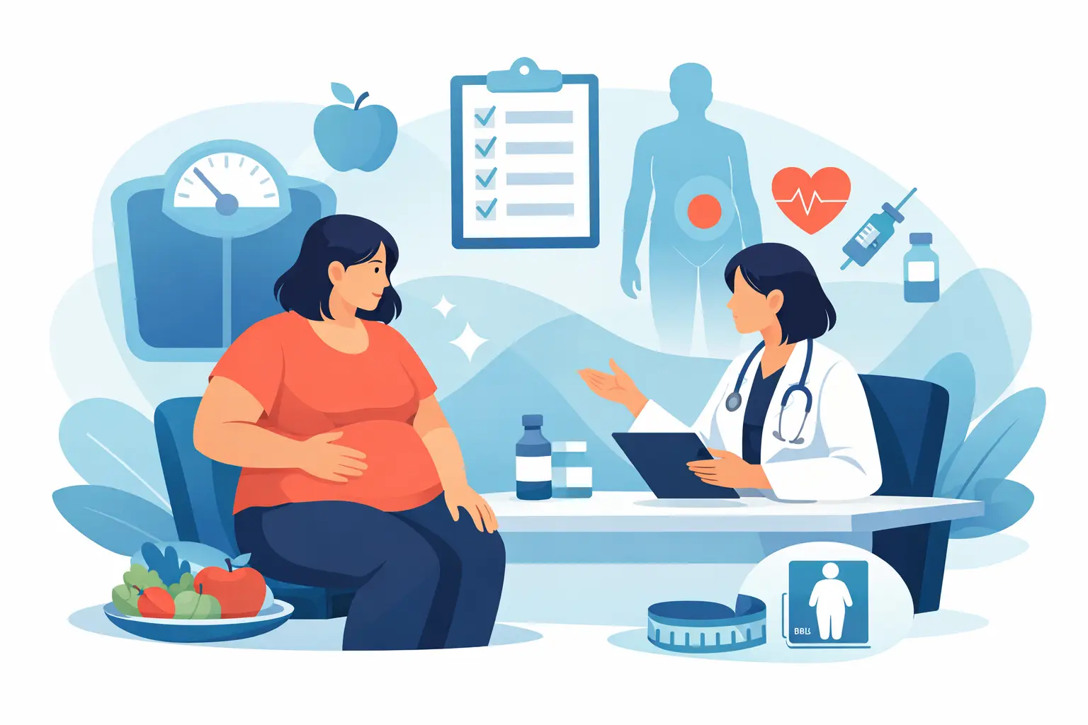 Como preparar consulta de obesidade médica