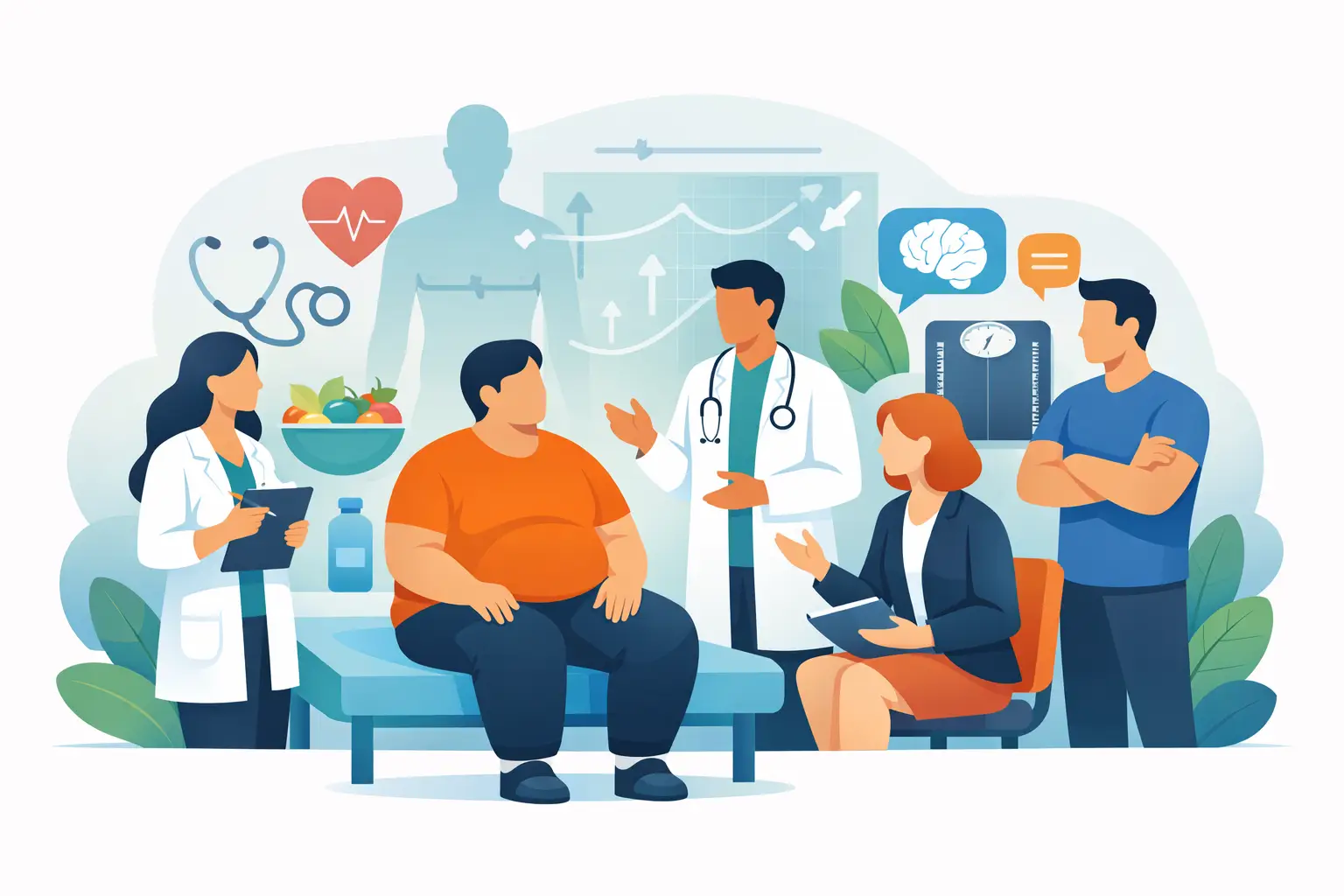 Consulta multidisciplinar para obesidade