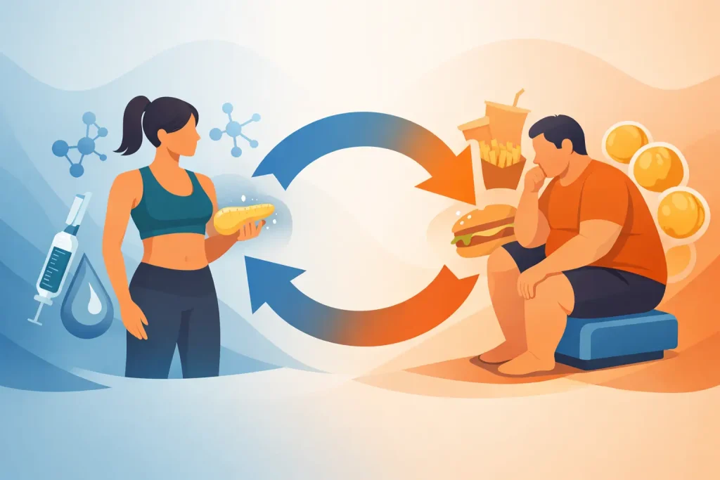 O ciclo da resistência à insulina e obesidade