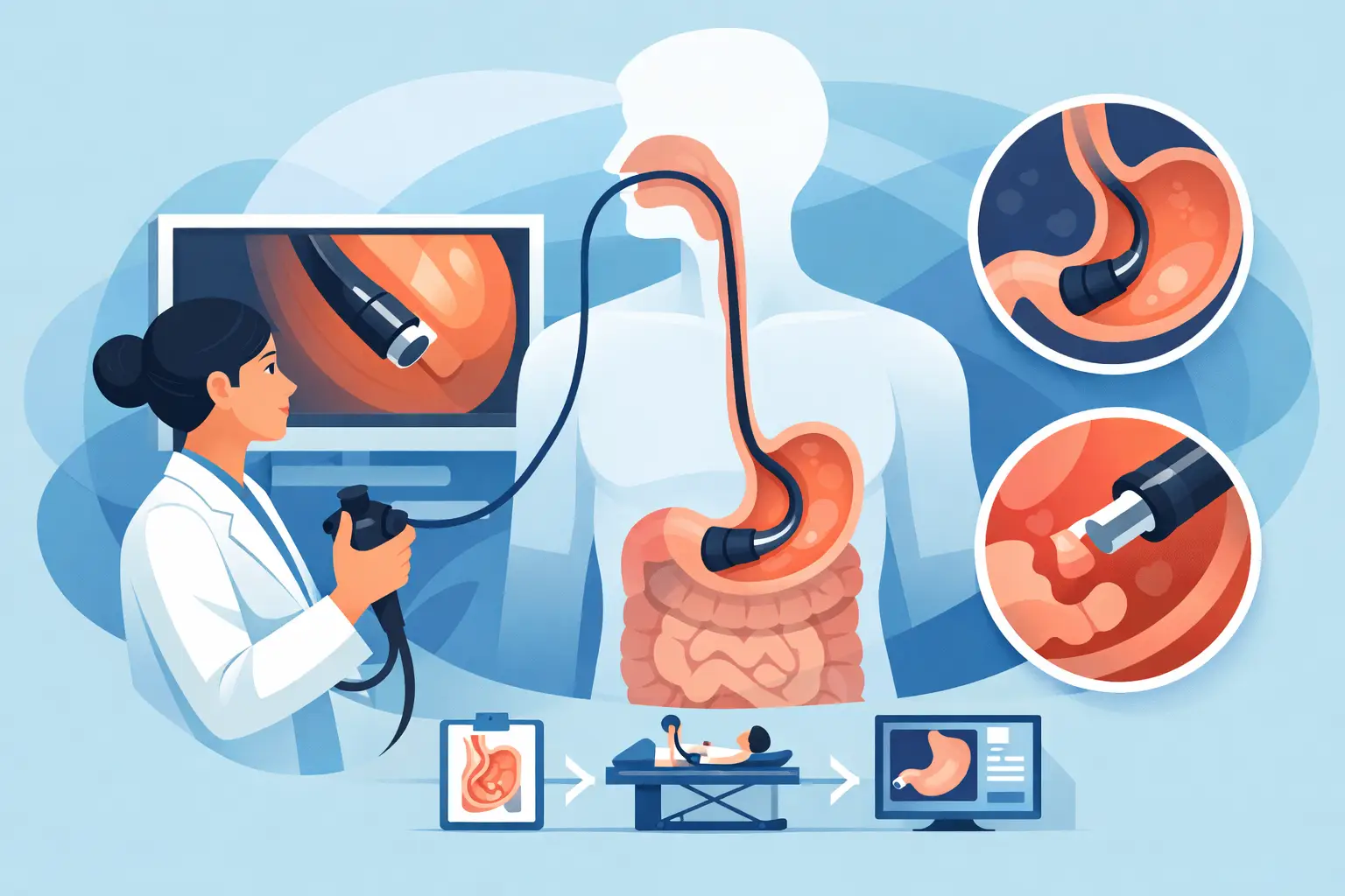 Passo a passo da endoscopia digestiva