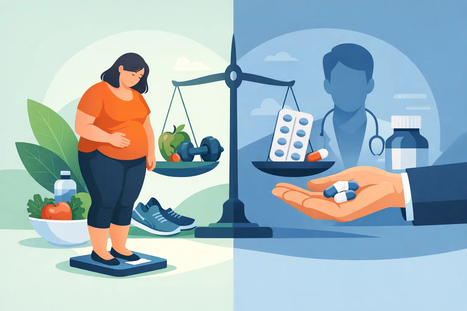 Porque a obesidade não se trata só com medicamento
