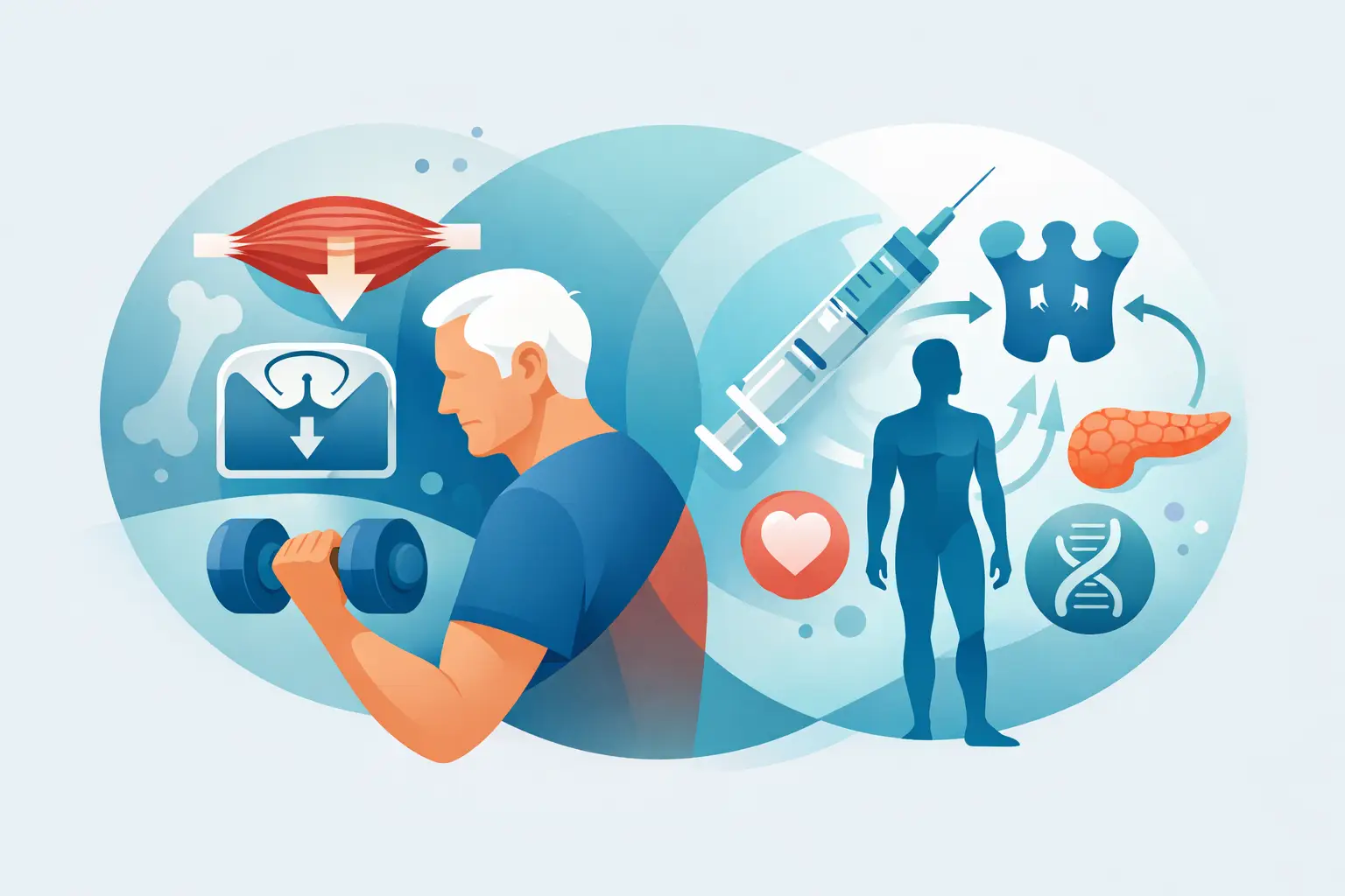 Sarcopenia e análogos da GLP-1: qual a relação?