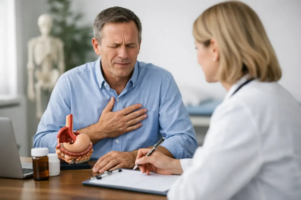 Como reduzir refluxo com acompanhamento médico