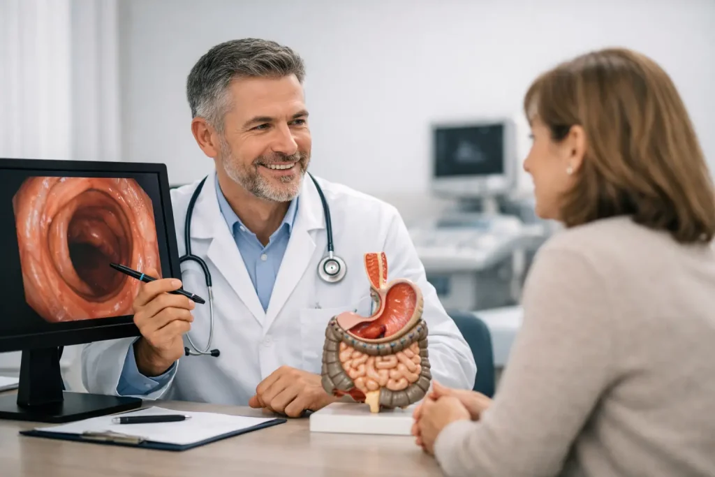 ADSE: médico de gastrenterologia e consulta