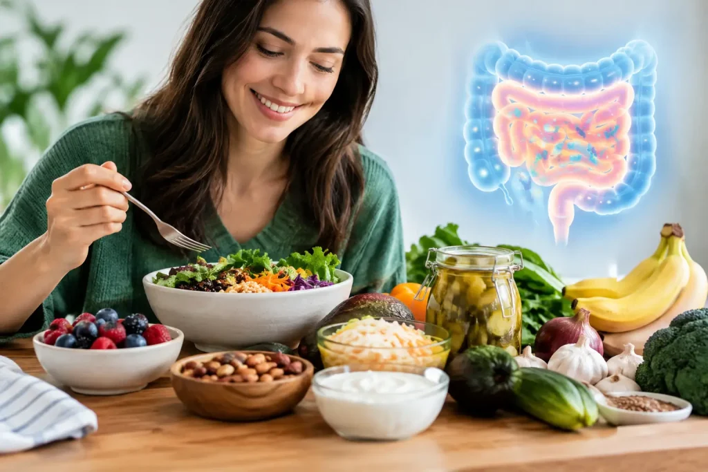 Melhores alimentos para microbiota intestinal