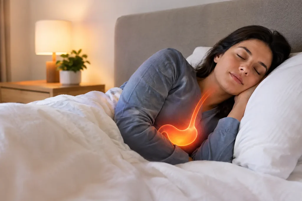 Como reduzir refluxo noturno e dormir melhor