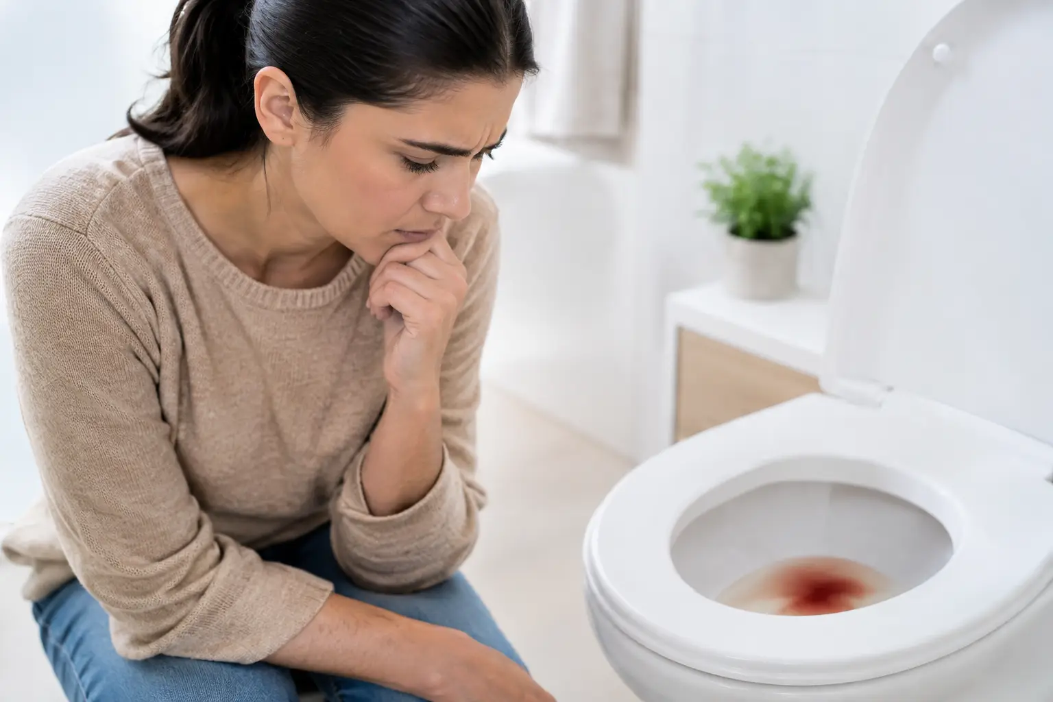 Quando investigar sangue nas fezes: sinais de alerta